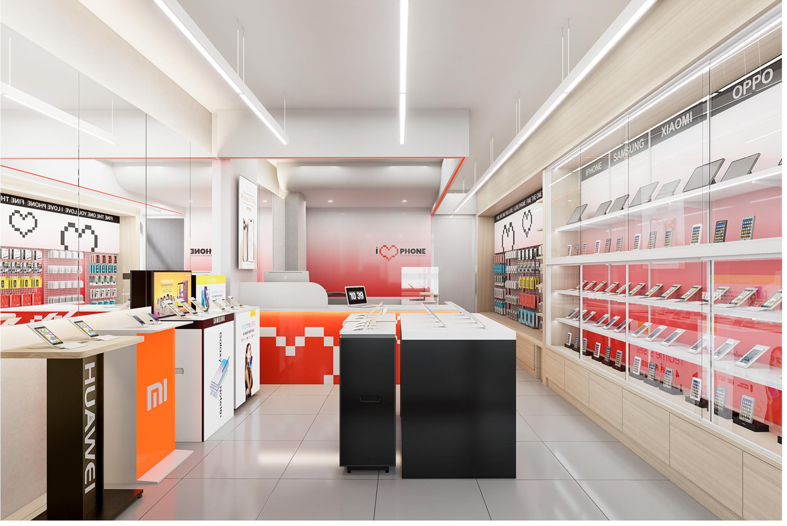 พื้นที่ขายและ Flow ภายในร้าน